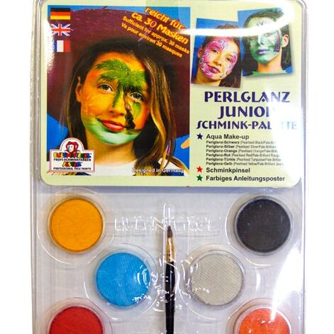 Junior Make up palette 6 pearlescent colors