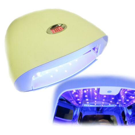 Fimage Nail LED UV Lamp, 12W LED-lamp, digital-timer: 5-900 sec or continuously / Color: white