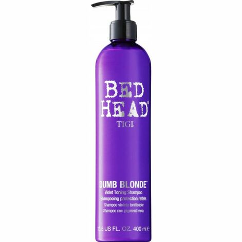 Tooniv šampoon blondeeritud ja keemiliselt töödeldud juustele, TIGI Bed Head Colour Care Purple Toning Shampoo