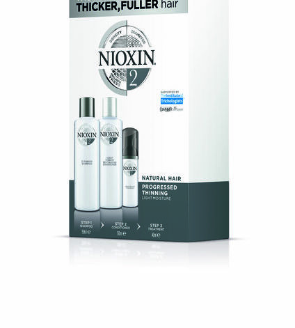 Nioxin - Matu atjaunošanas sistēma smalkiem, nekrāsotiem matiem, komplekts No 2
