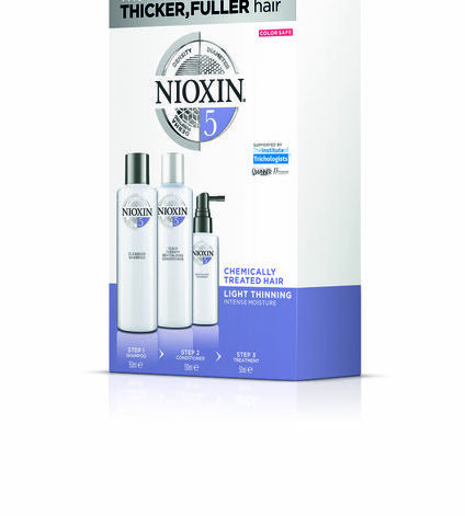 Nioxin - Matu atjaunošanas sistēma - plāniem, rupjiem un cietiem matiem - komplekts No 5