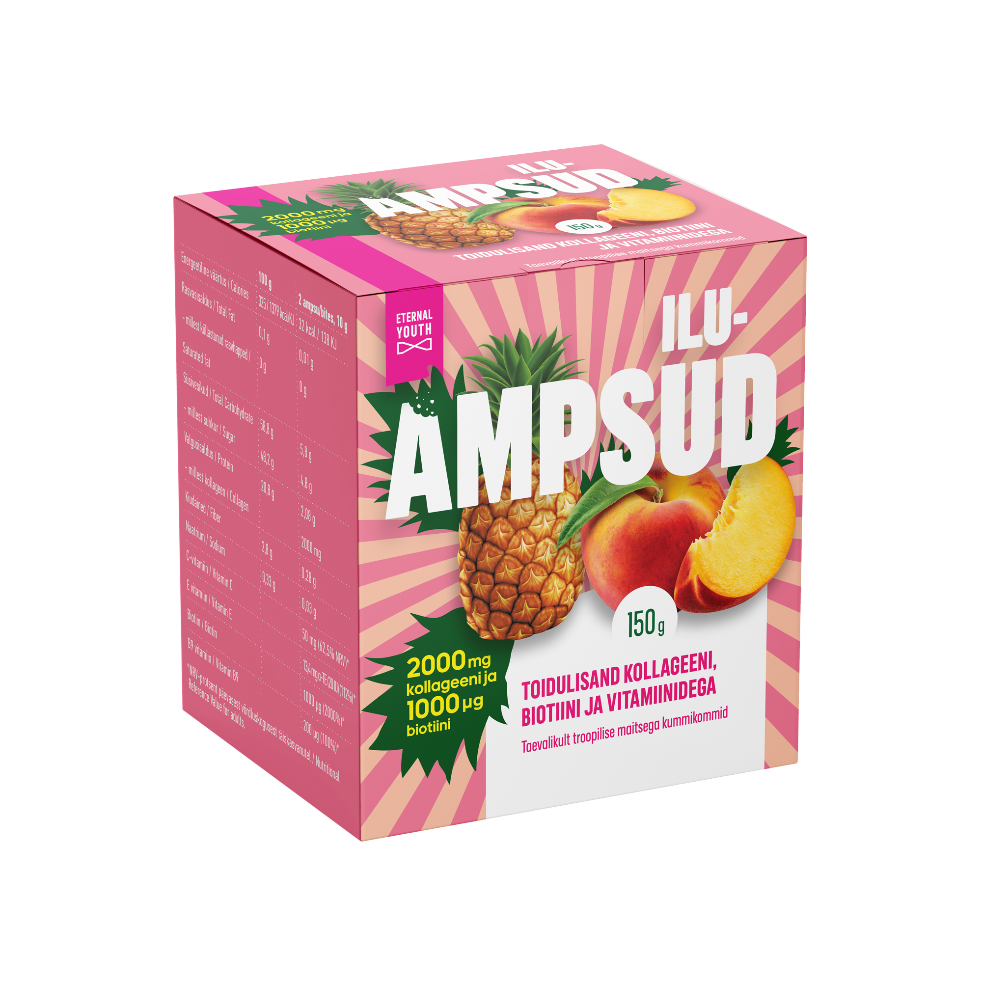 Eternal Youth Beauty Bites Temptingly Tropical Flavoured Gummies