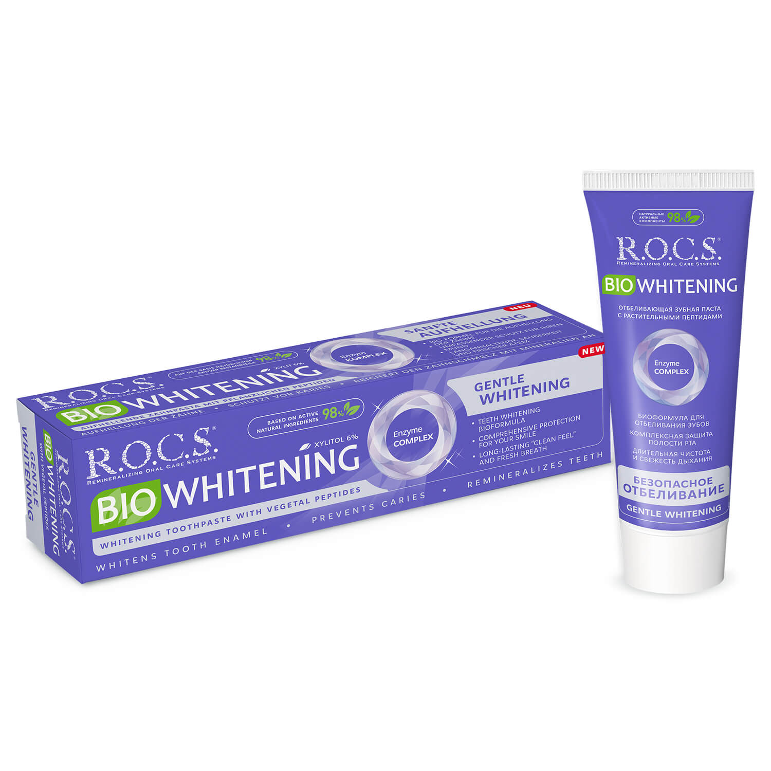 R.O.C.S. BIO Whitening Toothpaste Zobu pasta