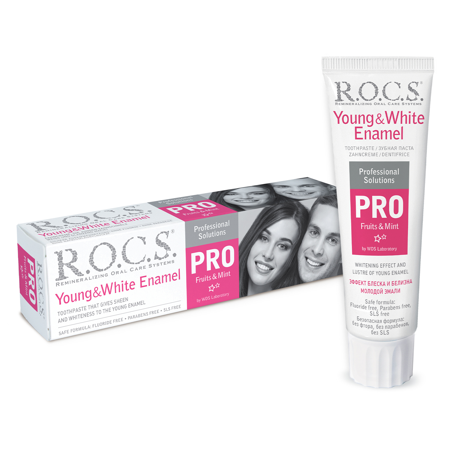 R.O.C.S. Pro Young & White Enamel Toothpaste