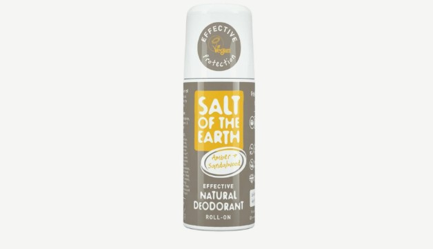 Salt of the Earth Amber & Sandalwood Roll-On, Deodorantti miehille ja naisille