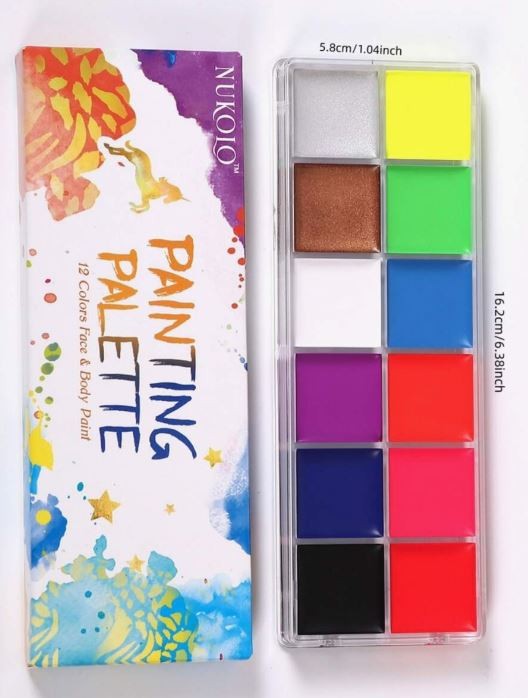 Oil Based Professional Body & Face Painting Palette