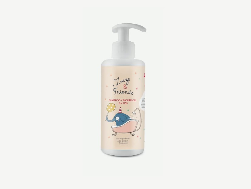 Zuze & Friends Shampoo/Shower Gel, Schampo och tvättgel för barn