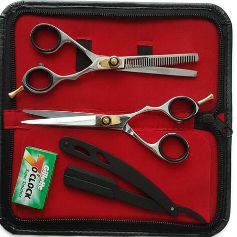 Professional Hair Cutting And Thinning Set,Juukselõikuskomplekt