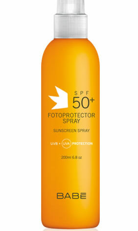 Babé Sunscreen Spray SPF 50+ Päikesekaitse Sprei