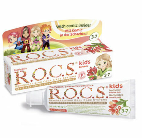 R.O.C.S. Kids Barberry Toothpaste