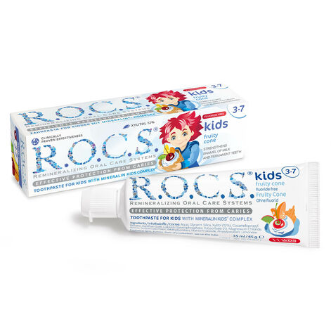 R.O.C.S. Kids Fruity Cone Toothpaste Hambapasta