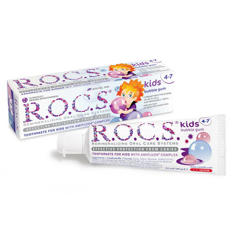 R.O.C.S. Kids Bubble Gum Toothpaste Hambapasta