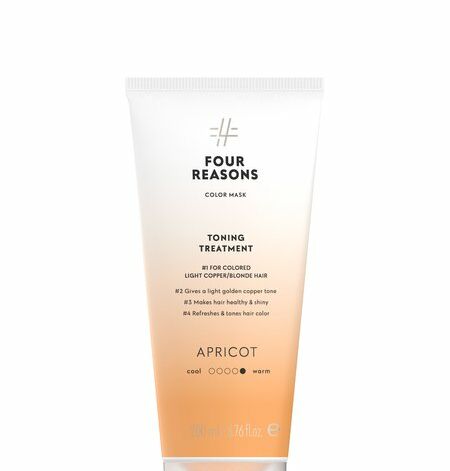 Four Reasons Color Mask Toning Treatment Apricot Tooniv Juuksemask Soe Hele Vask