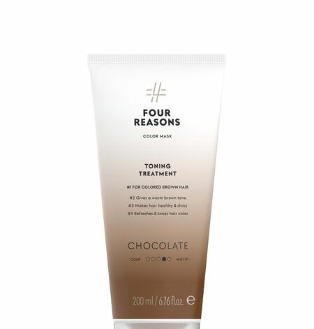 Four Reasons Color Mask Toning Treatment Chocolate Tooniv Juuksemask Soe Pruun