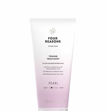 Four Reasons Color Mask Toning Treatment Pearl Tooniv Juuksemask Pärl