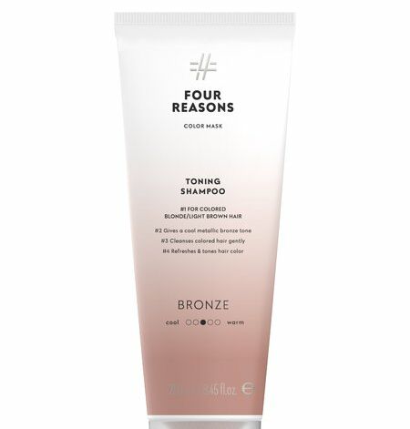 Four Reasons Color Mask Toning Shampoo Bronze Tooniv Šampoon Pronks