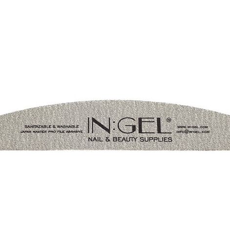 IN:Gel  Halfmoon Nail File 180/240 Пилочка для ногтей