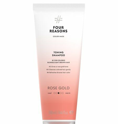 Four Reasons Color Mask Toning Shampoo Rose Gold Tooniv Šampoon Roosa Kuld