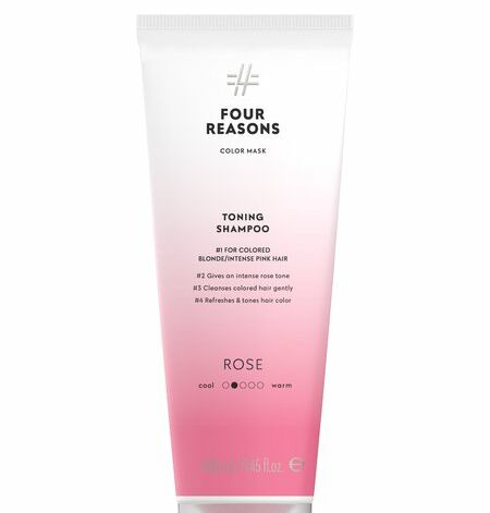 Four Reasons Color Mask Toning Shampoo Rose Tooniv Šampoon Roosa