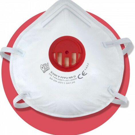 FFP2 Respirator with valve - Oxyline NRD CE X 200V x1