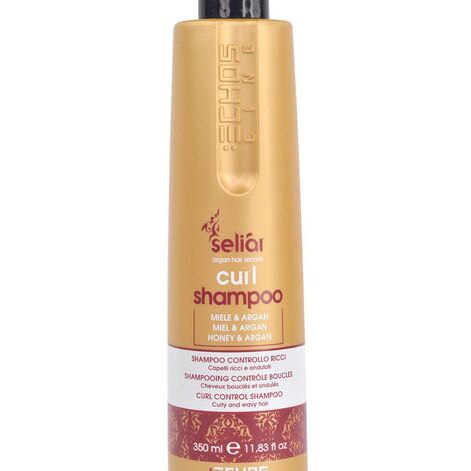 Echosline Seliar Curl Control Shampoo with Honey & Argan Oil Shampoo kiharalle hiukselle