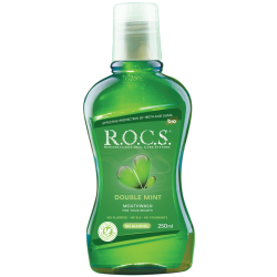 R.O.C.S. DOUBLE MINT Mouthwash Mutes skalošana