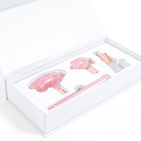 Bless Pink Quartz Face Roller Set