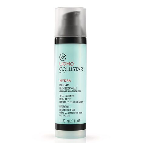 Collistar Uomo Hydra Total Freshness Moisturizer Face and Eye Cream-Gel 24H Näo-ja silmaümbrusgeel meestele