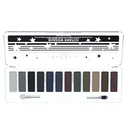 Lottie Shadow Swatch 12 Piece Eyeshadow Palette The Smokes