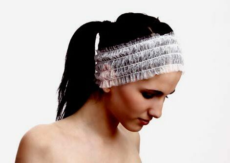 Headband, singly packed, white