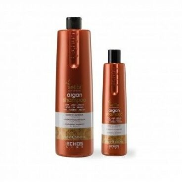 Echosline Seliar silkkiproteiineilla, pellavansiemen ja Argan öljyllä ravitseva shampoo