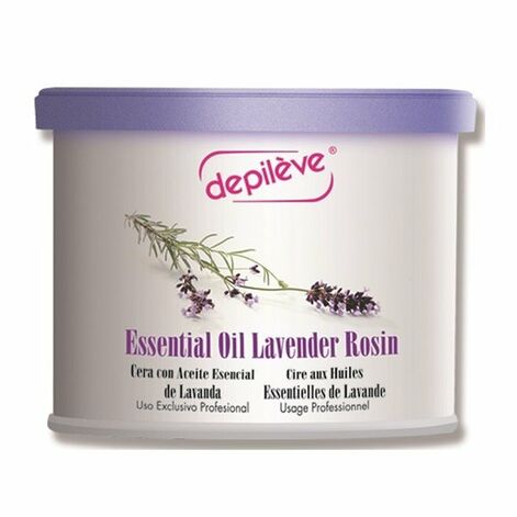 Essential oil lavender rosin depileve for sensitive skin