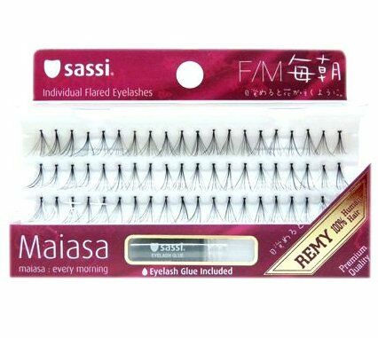 Mākslīgās skropstas - SASSI USA natural flare lashes, 100% REMY Human Hair