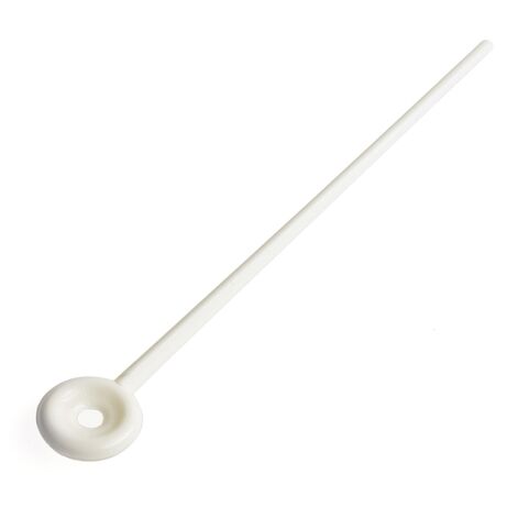 Plastic hair pins, sticks for hair curlers, white