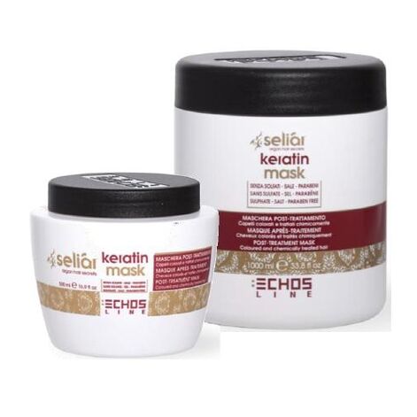 ECHOSLINE SELIAR KERATIN МАСКА С АРГАНОВЫМ МАСЛОМ И КЕРАТИНОМ pH 4.5 -