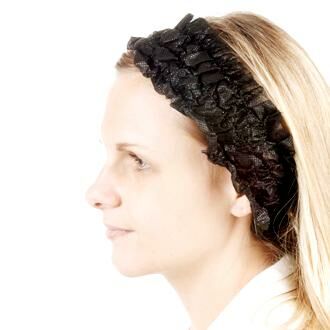 Black hairband, Singly packed, gold series, Roial