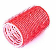Velcro rollers 70mm, self grip rolls, red