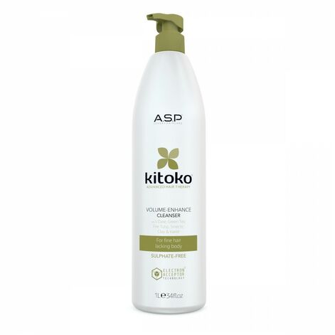 Kitoko Volume-Enhance Cleanser for Fine Hair Lacking Body