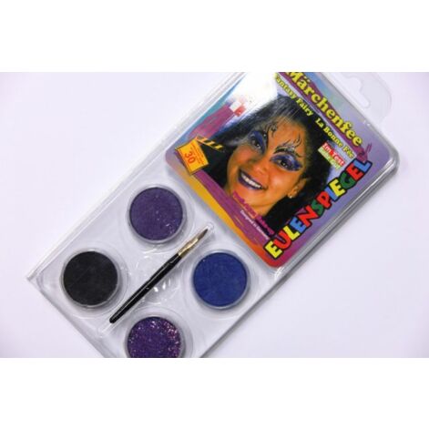 Komplekt HALDJAS - 3 värviga + Pintsel + Glitter- särapuuder 2g