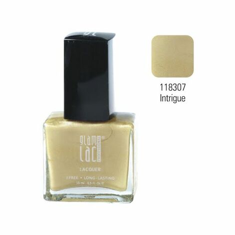 GlamLac Professional Gel Effect Nail Lacquer, Glitter