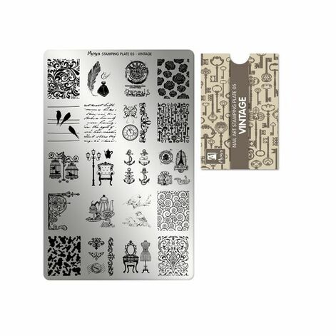 Moyra Nail Art Stamping Plate