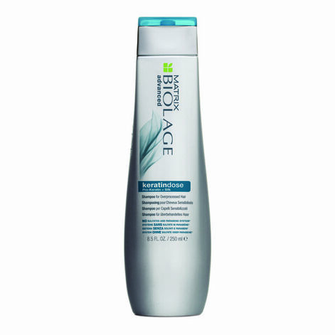 Matrix Biolage KeratinDose Šampoon Ületöödeldud Juustele