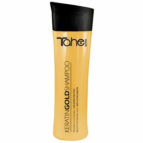 Tahe Botanic Keratin Gold Shampoo Šampoon Kahjustatud Juustele