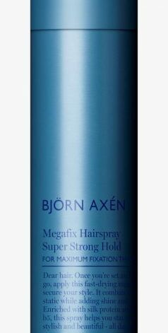 Björn Axen Megafix Hairspray Super Strong Hold Spēcīga matu laka