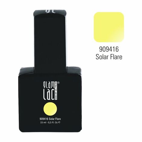 GlamLac Professional Gel Polish, Cream yellow mat color gel polish