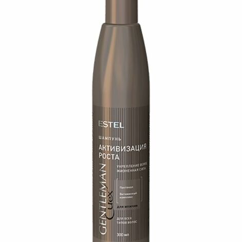 Estel Curex Gentlemen Activating Shampoo, Juuksekasvu stimuleeriv šampoon meestele