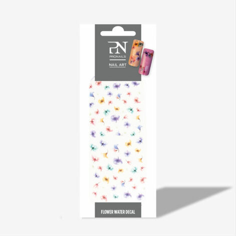 ProNails Flower Water Decal , Lilleline vesikleeps