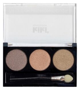 Kiki Eyeshadow Shadow Trio Collection Color Tone 104, Lauvärvid