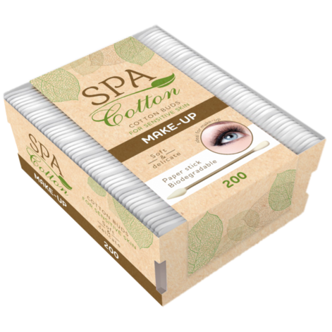 Spa Cotton Organic cotton pads for removing make-up, Ватные палочки для снятия макияжа