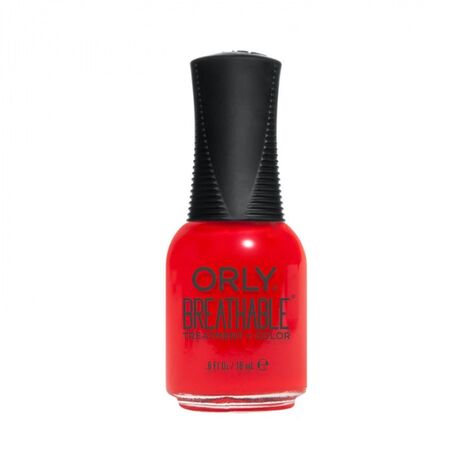 Orly Breathable Treatment + Color Cherry Bomb Nail Polish